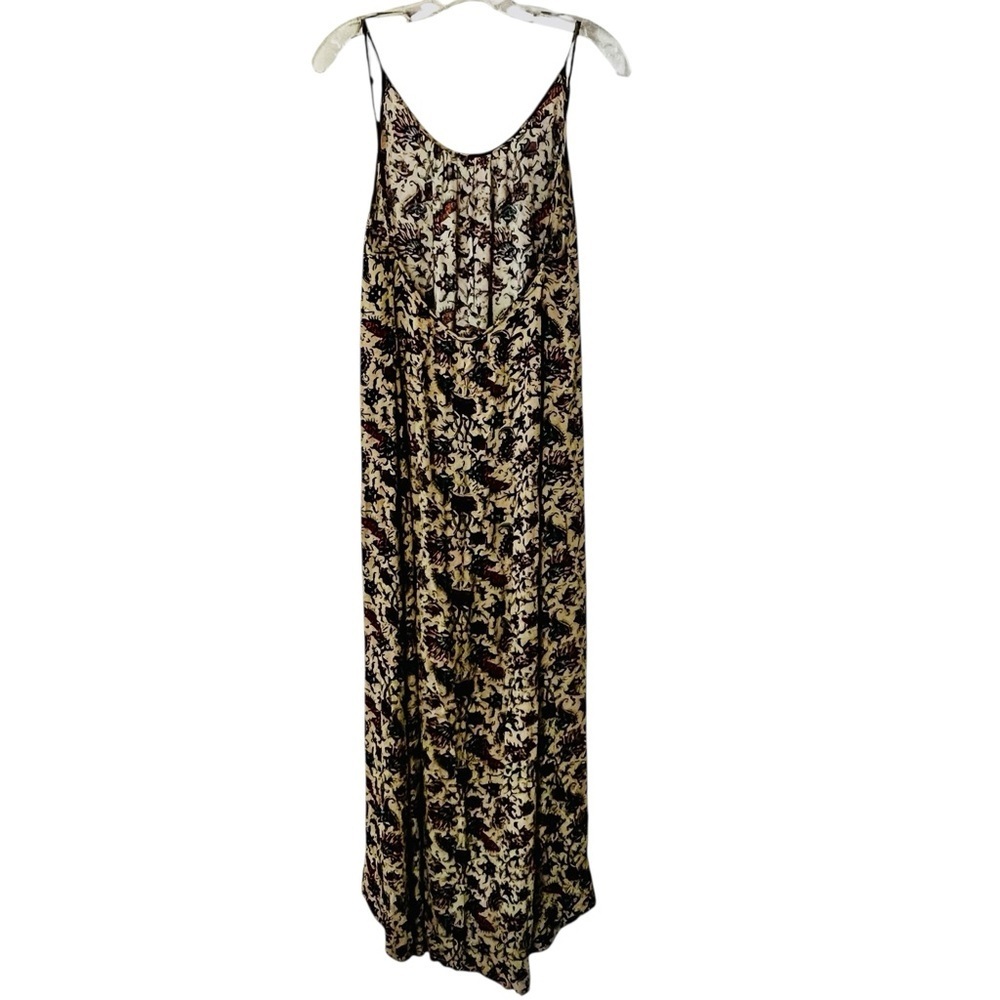 Flynn Skye Scoop Back Spaghetti Strap High Low Printed Maxi Dress Stitch Fix USA - Picture 3 of 16